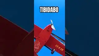 A little bit of Tibidabo Theme Park in Barcelona ✨🎢🤪 #themepark #barcelona #tibidabo #ride #cool