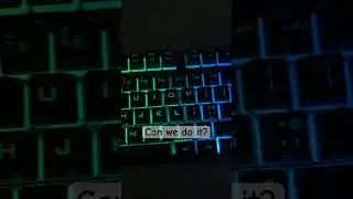 Can we do it? #keyboard #challenge