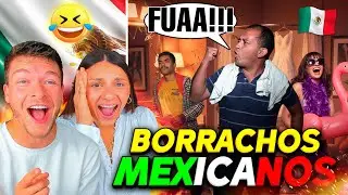 LOS MEJORES BORRACHOS MEXICANOS🇲🇽🤣¿Esto fue real? *Nos partimos de risa** JAJA