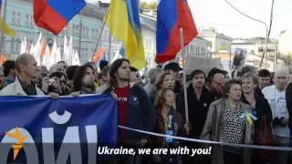 Thousands March In Moscow For Peace In Ukraine
