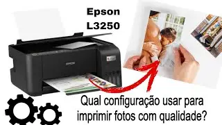 Qual configura&ccedil;&atilde;o usar para imprimir fotos com qualidade? | Epson3250