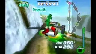 Sonic Riders (PS2) - Jet the Hawk (Type-J) - Splash Canyon [Free Race] - 32 Laps (720p HD)