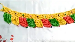 DIY Macrame Toran Beautiful design for beginners