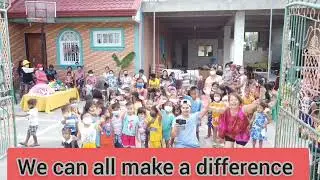 We fed 200 people !! And gave away toys to the kids #SHORTS