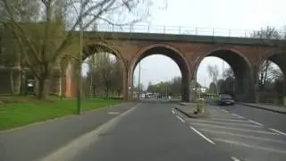 Driving Along Tudor Way, Oldbury Road & Hylton Road, Worcester, Worcestershire 27th March 2011