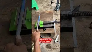 Membuat ragum catok besi sendiri lebih hemat #carabenar #diy #welding #catokbesi