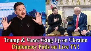 Trump & Vance Gang Up on Ukraine Leader &ndash; Diplomacy Fails on Live TV! || Celebrity Habits 24h ||