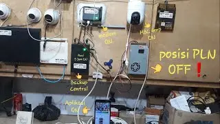 DEMO FULL CUSTOM BACKUP CENTER KHUSUS CCTV WIRELESS CAM || ANTI MATI LAMPU