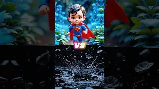 Little Superman vs Black Flower