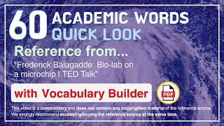 60 Academic Words Quick Look Ref from 