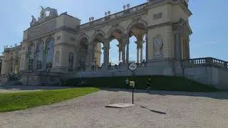 Gloriette Schloss Sch&ouml;nbrunn Palace Austria Vienna. Recreation Trail Trekking, Hiking, Walking. Park