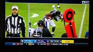 Amani Hooker #37 facemask penalty Titans/Ravens