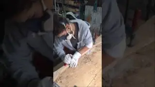 Fabricaci&oacute;n manual remos madera