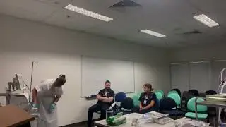 Mechanical ventilation circuit change