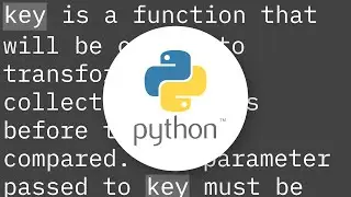 Syntax behind sorted(key=lambda: ...)