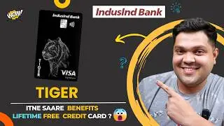 Indusind Tiger Credit Card Full Detail 2025 🔥 | Benefits & Features | Lifetime Free Card
