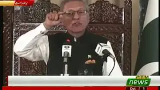 PRESIDENT DR   ARIF ALIVI ADRESSES TO CEREMONY   01 10 2019