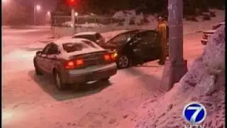 Snow Creates Flurry Of Accidents