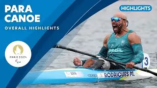 Para Canoe Highlights | Paris 2024 Paralympic Games ❤️💙💚