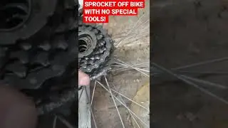 Remove Bike Sprocket Fast &mdash; No Tools Needed