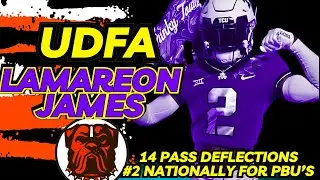 Browns UDFA Lamareon James of TCU Set to DOMINATE the NFL | #2 in CFB Pass Deflections!
