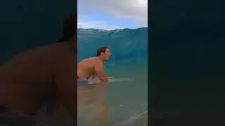 THIS WAVE ATE HIM ALIVE🤯#funny #viral #wipeout #ocean #shorts