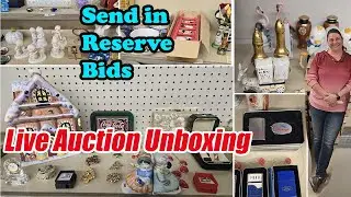 LIVE Auction Reveal! Jewelry, Collectibles, Ford Items & Unique D&eacute;cor Unboxing!