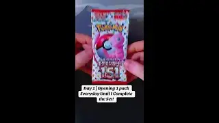 Day 1 of Opening 1 Pack Everyday Until I Complete The Set