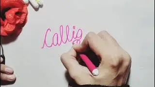 Calligraphy || Aesthetic || Simple Writing ✨🤍
