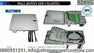 Wall Mount termination box, Wall Mount liu Patch cords | Fiber Optic Items by Shreya Power Controls