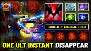 EPIC ONE ULT INSTANT DISAPPEAR MID Shadow Fiend | Full of Magical Build | 100% Counter Tinker DOTA 2