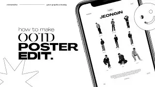 how to make ootd poster edit ✶ skz jeongin (ibispaintx)