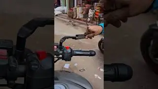 Aerodynamic mirror for all bike😱 #shorts #ytshorts #modified #gadgets