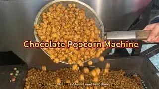 Factory Use Commercial Industrial Caramel Chocolate Flavor Popcorn Machine and Production Line