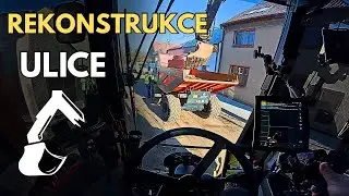 Starý chodník musí pryč 🚧 Volvo EW160E