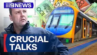 Rail Union and NSW Government close to pay agreement | 9 News Australia