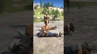E.70 crazy simulated stunning survival skill RDR2 #shorts #viral