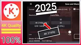 kinemaster 4K support and 4K export || kinemaster ultra hd 4k 2160p video support || kinemaster 4K