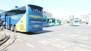 Mega bus in Leeds 