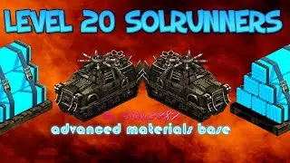 War Commander - Level 20 Solrunners V's Advanced Materials Base.
