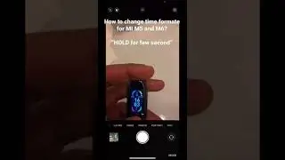 How to change time formate for MI, M4, M5, M6 smartwatch?