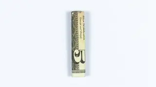 Money Origami Alphabet Letter I 🤩 COMPLETE Dollar Alphabet