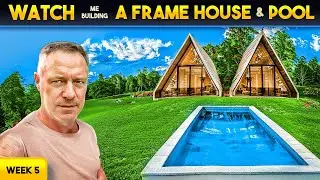 A Frame Cabin House & Pool Building in the Philippines -  Week 5 | Province Life on the Island