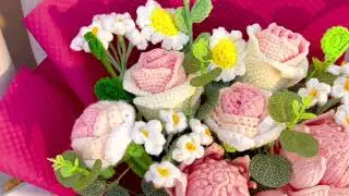 Customer Customized Christmas Bouquet #handmade #crochet #hypoallergenic #Christmas #gift 