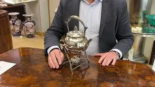 Sheffield silver samovar - Henry Atkin Brothers - England 1940s