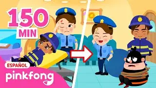 👮🏼&iexcl;El Agente de Polic&iacute;a Est&aacute; Herido!🏥 | Juego de Hospital con Tibur&oacute;n Beb&eacute; | Pinkfong en espa&ntilde;ol