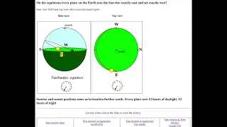 Astronomy Without A Telescope for Public Lecture 2 &mdash; Motion of the Sun