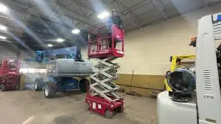 2018 Mec Scissor Lift Work Platform For Sale $3900 in Hollis, NH at Jaw Sales - Call 603-598-1300