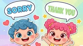 Sorry Thank You Song for Kids 💛 | Hindi Rhymes | Good Manners Song