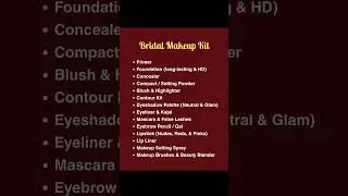 &ldquo;Bridal Skincare & Prep Checklist 2025 | Glow Skincare Routine + Wedding Planning Guide&rdquo;
